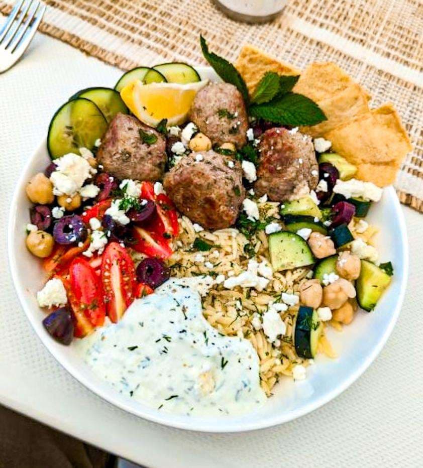 Sample menu image
