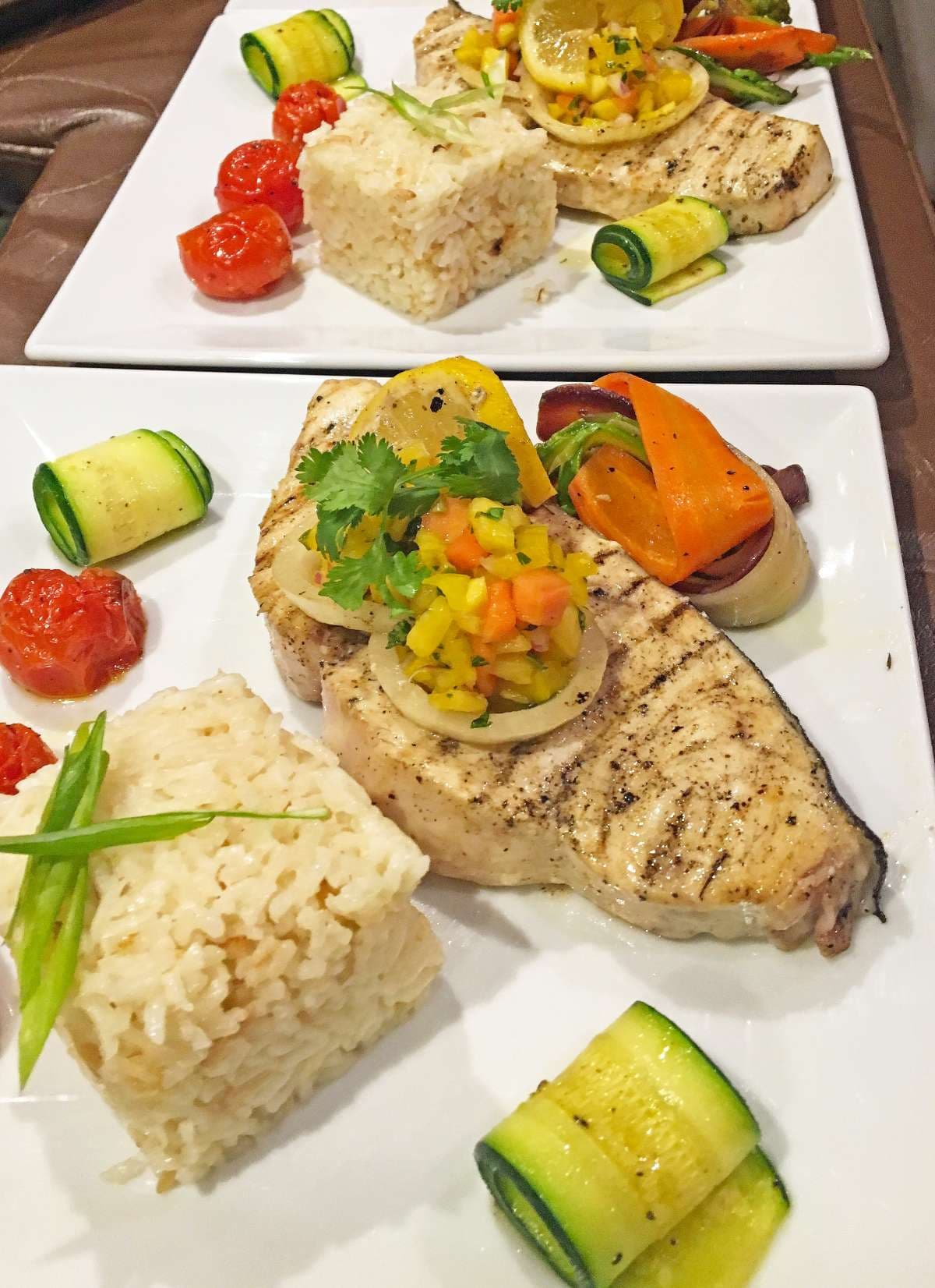 Sample menu image