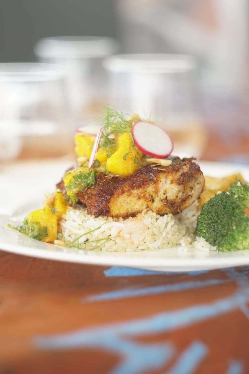 Sample menu image