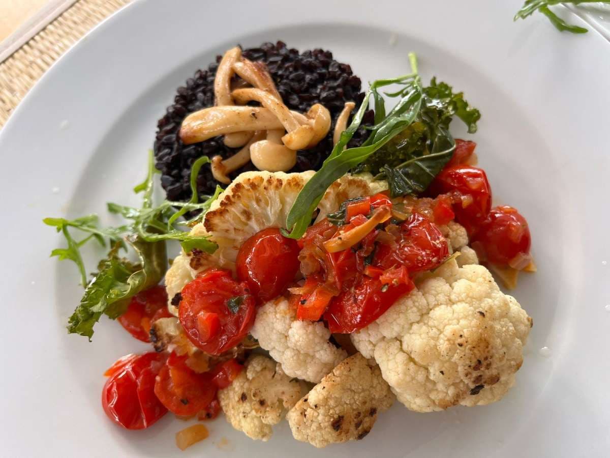 Sample menu image