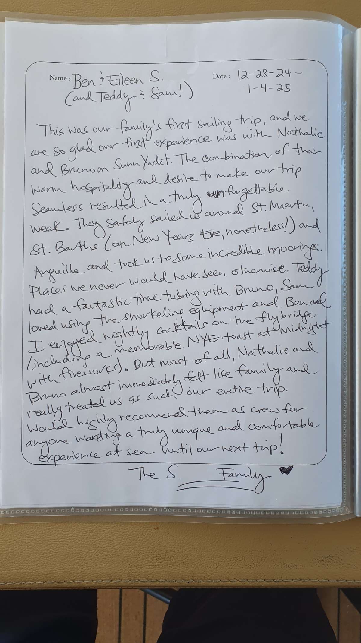 SUNNYACHT guest review