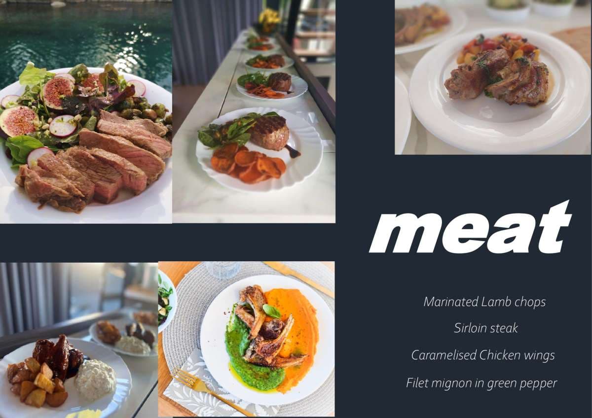 Sample menu image
